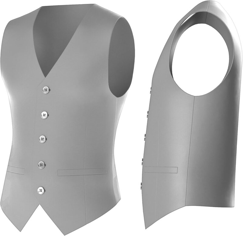 Men Suit Set – Classic Fit 3 Piece Blazer Single Breasted Jacket Vest Pants for Business Wedding Dress Suits - Image 2