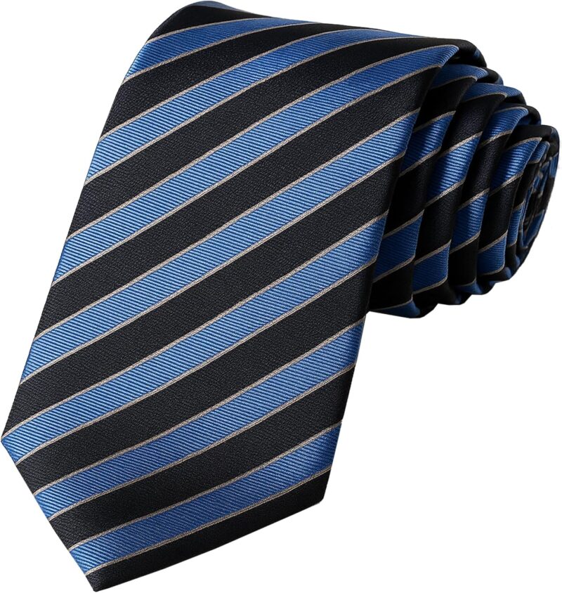 Men Necktie Classic Striped Tie For Men In Gift Box
